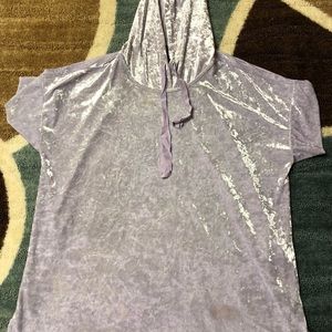 Forever21 light purple velvet coverup/dress